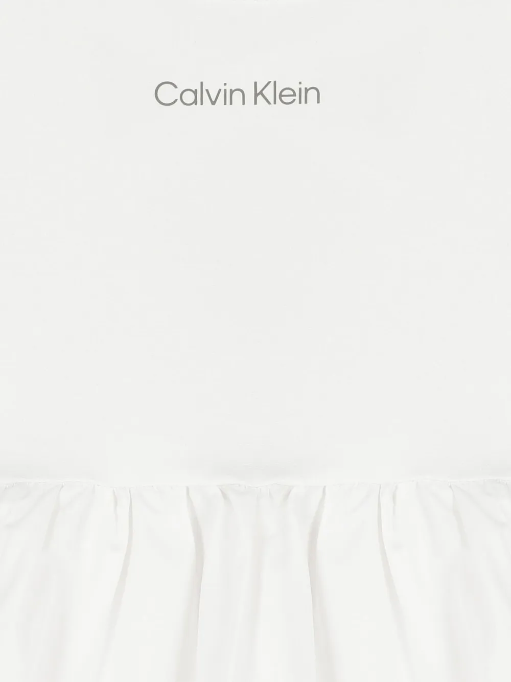 Calvin Klein Kids Jurk met logoprint Wit