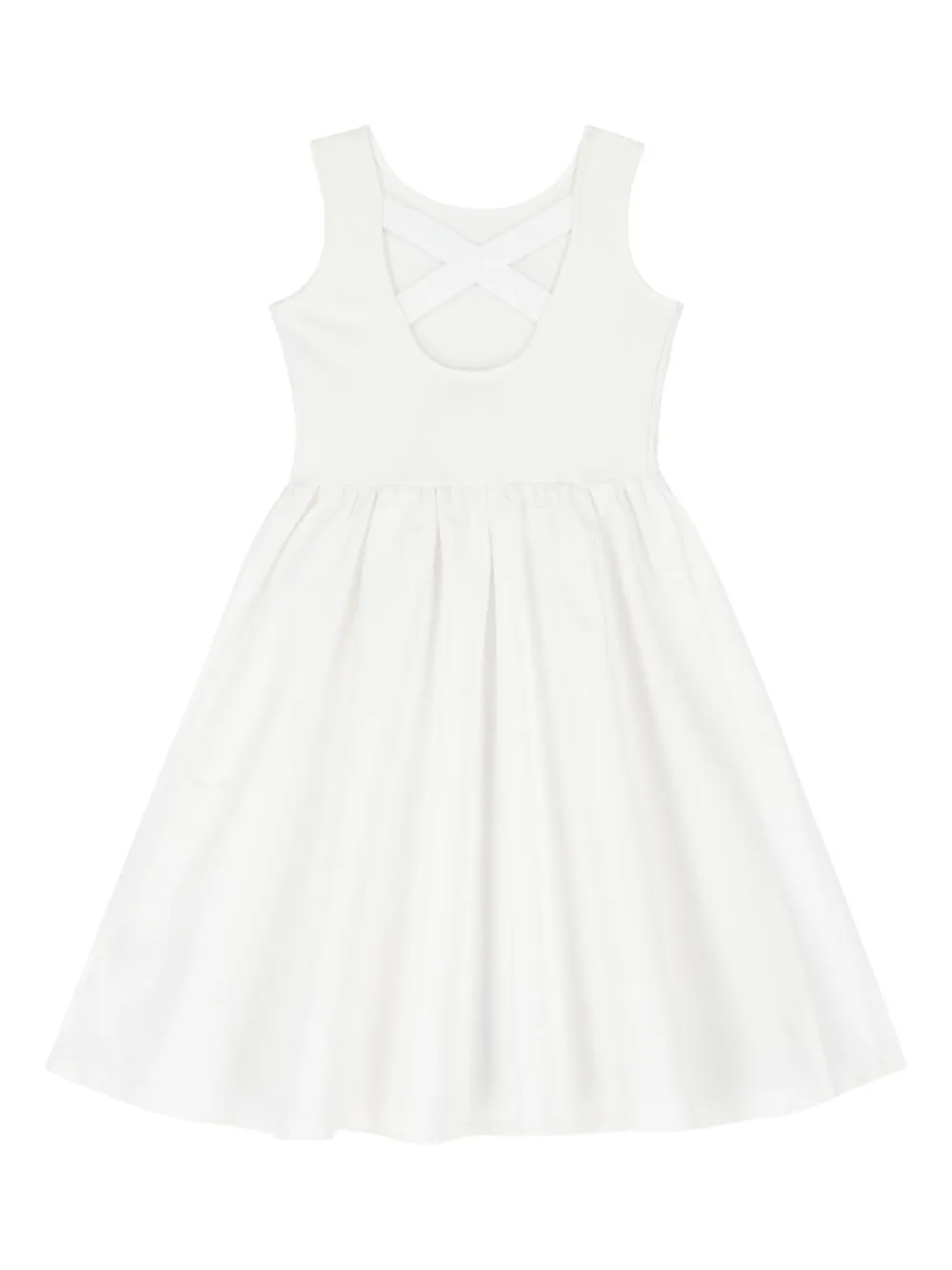 Calvin Klein Kids Jurk met logoprint Wit