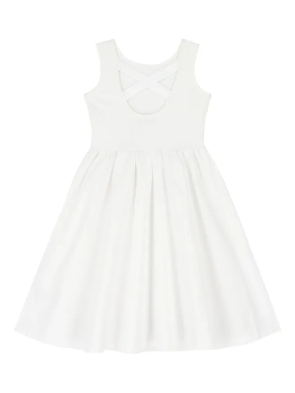 white and golden dress Cute White Tulle Party Dress with Gold Applique, Prom Dresses, Short P   Cutedressy