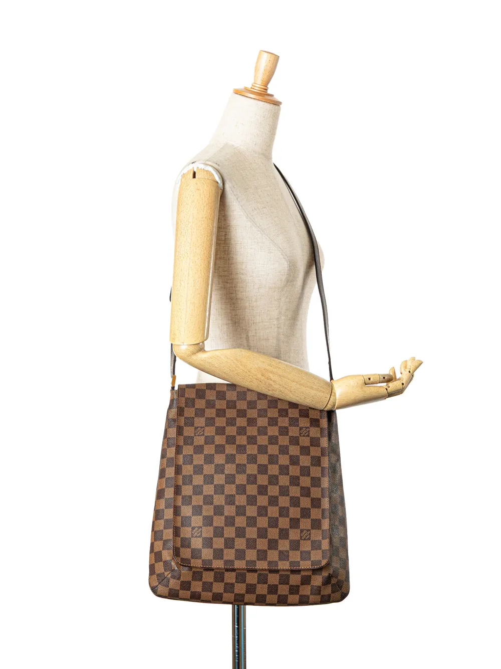 Louis Vuitton Pre-Owned 2003 Damier Ebene Musette Salsa GM crossbody bag | Pre-Owned | Image 2
