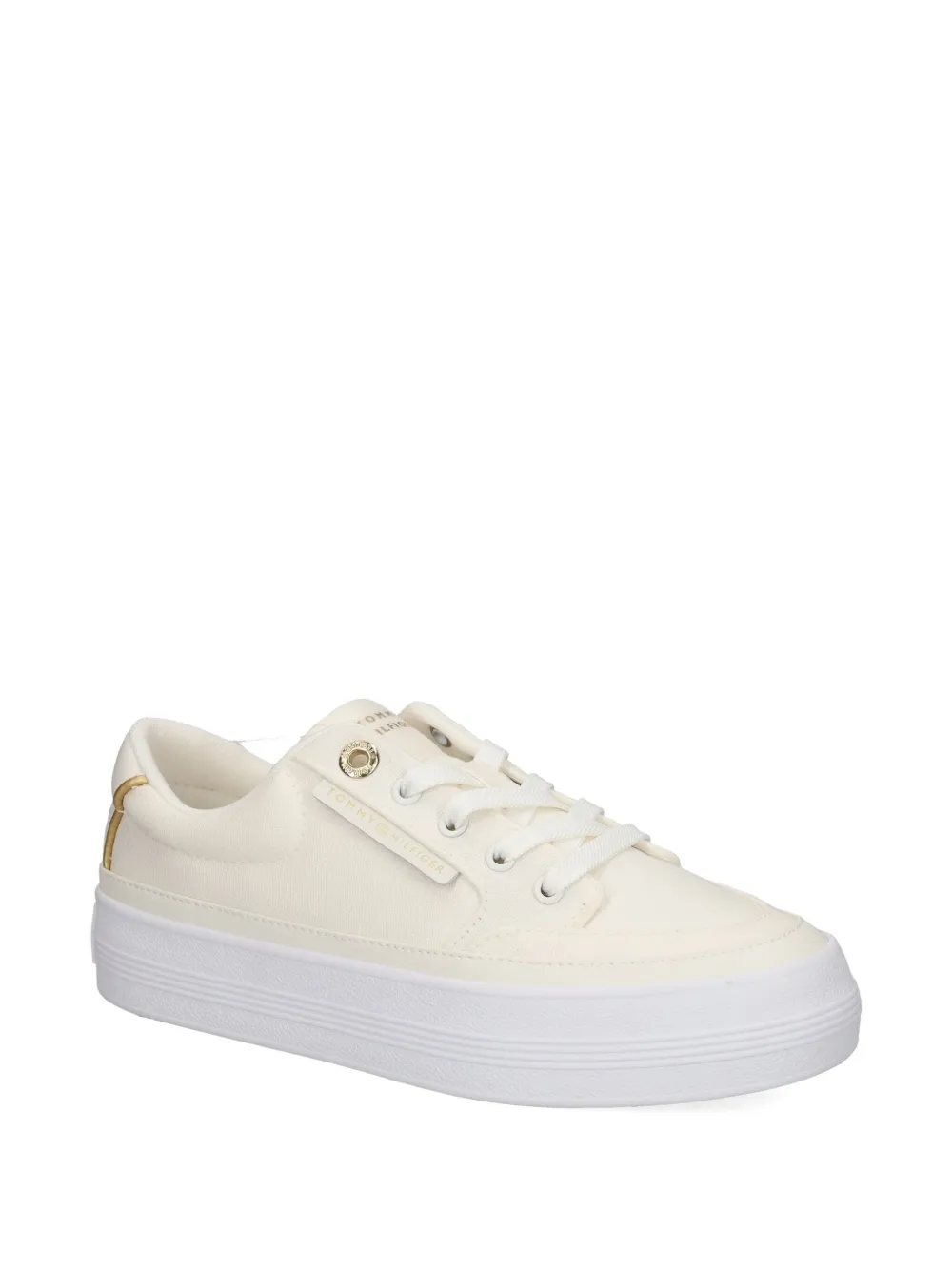 Tommy Hilfiger logo-patch sneakers Neutrals