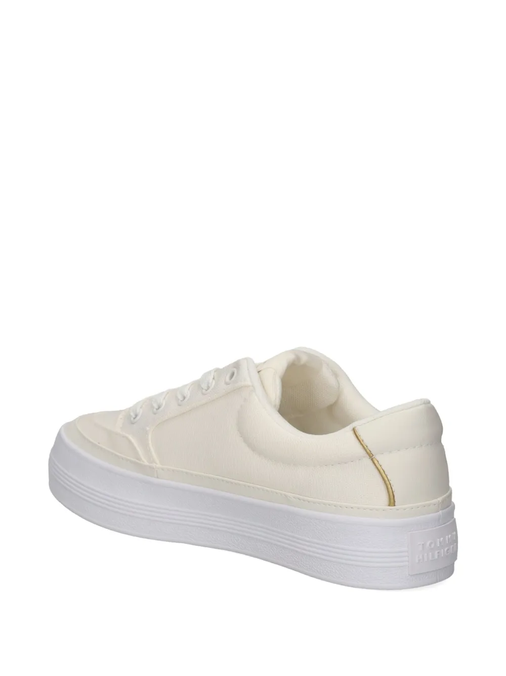 Tommy Hilfiger logo-patch sneakers Neutrals