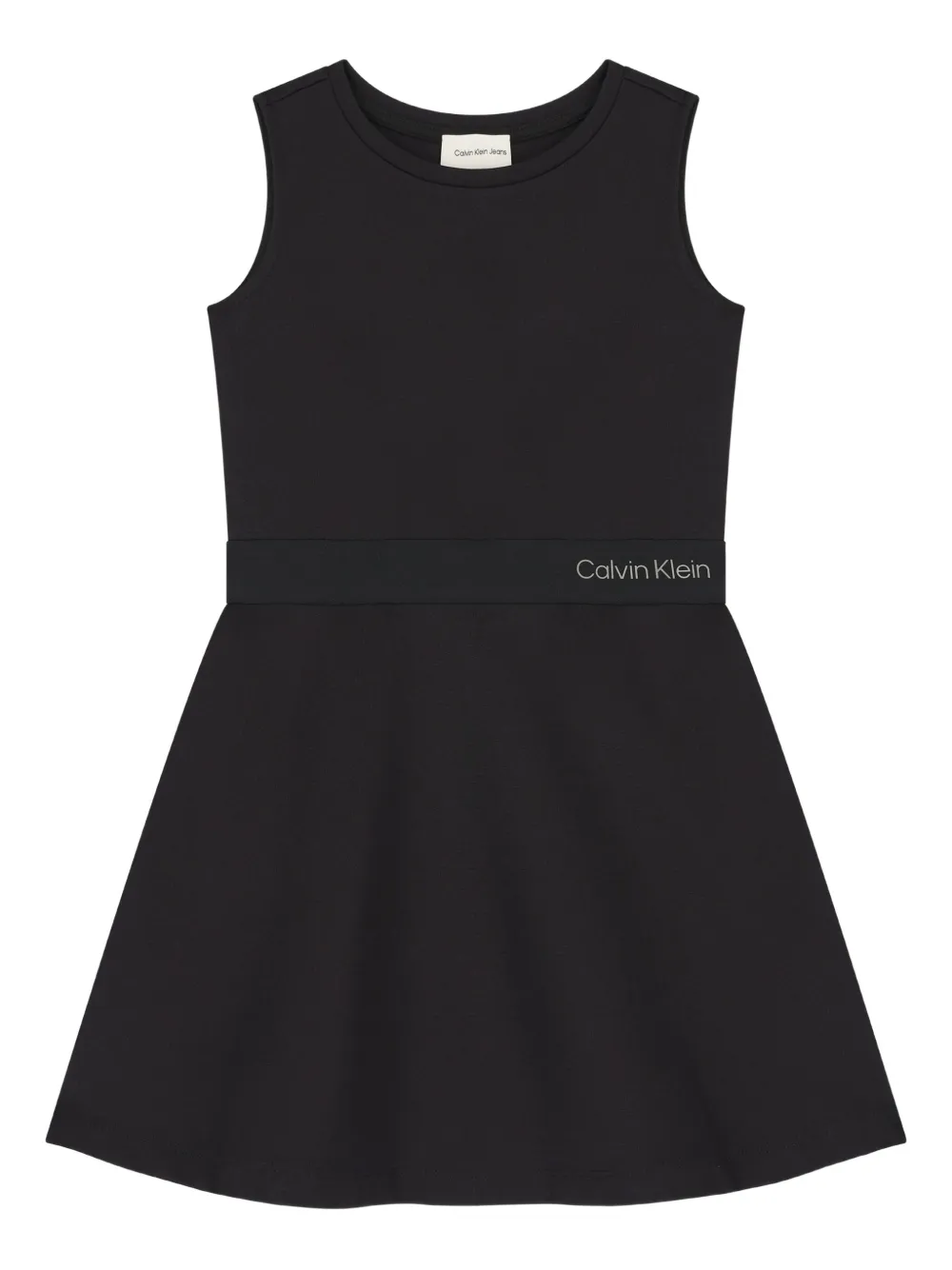 Calvin Klein Kids Jurk met logoprint Zwart