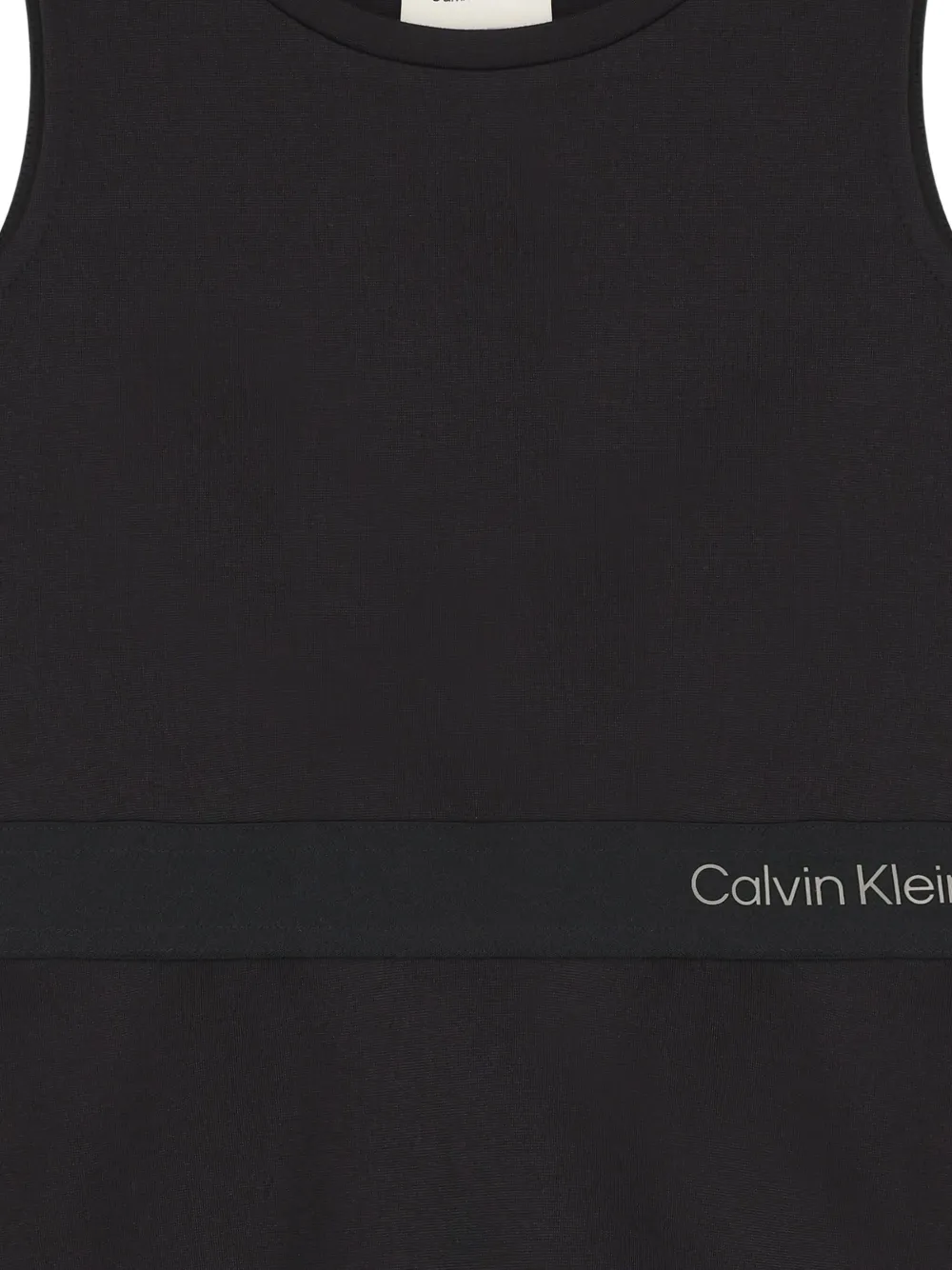 Calvin Klein Kids Jurk met logoprint Zwart