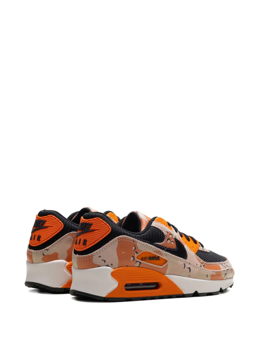 Nike Air Max 90 Premium "Bio Beige Safety Orange Phantom Black" sneakers