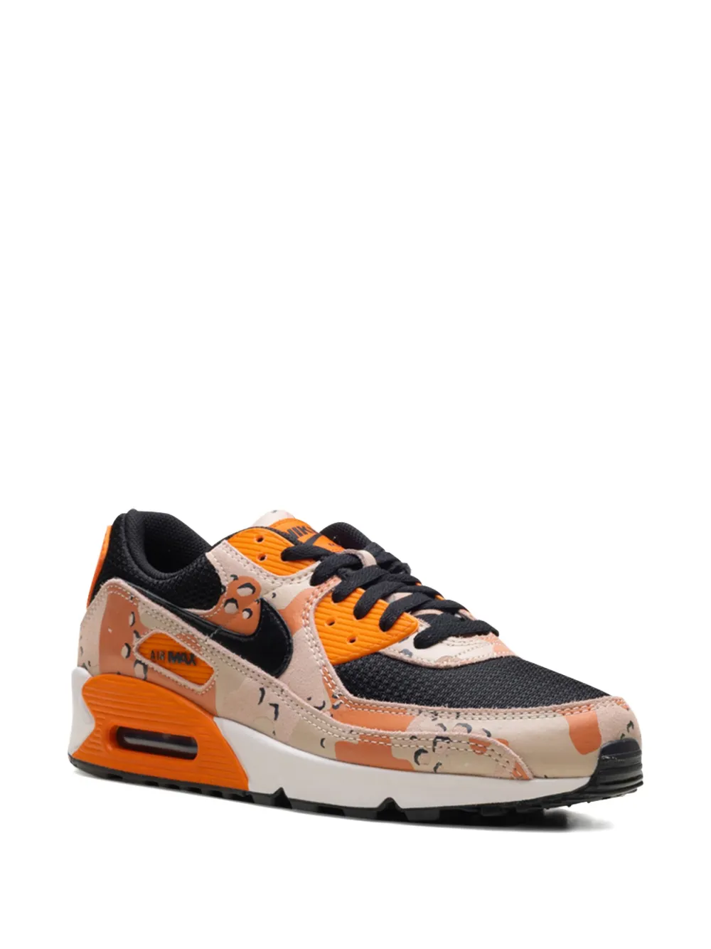 Nike Air Max 90 Premium "Bio Beige Safety Orange Phantom Black" sneakers