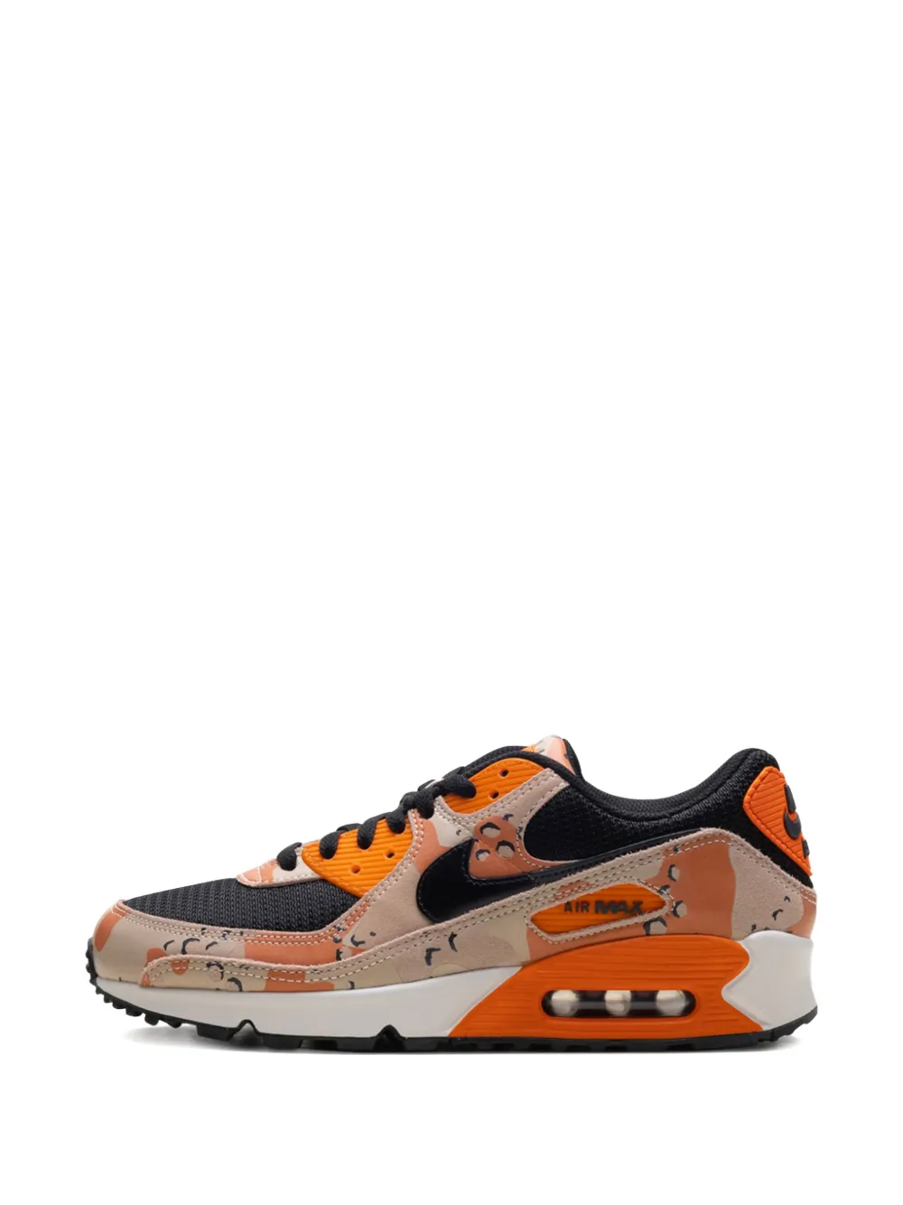 Nike Air Max 90 Premium "Bio Beige Safety Orange Phantom Black" sneakers