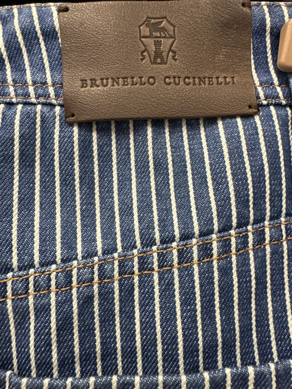 Brunello Cucinelli Gestreepte broek Blauw