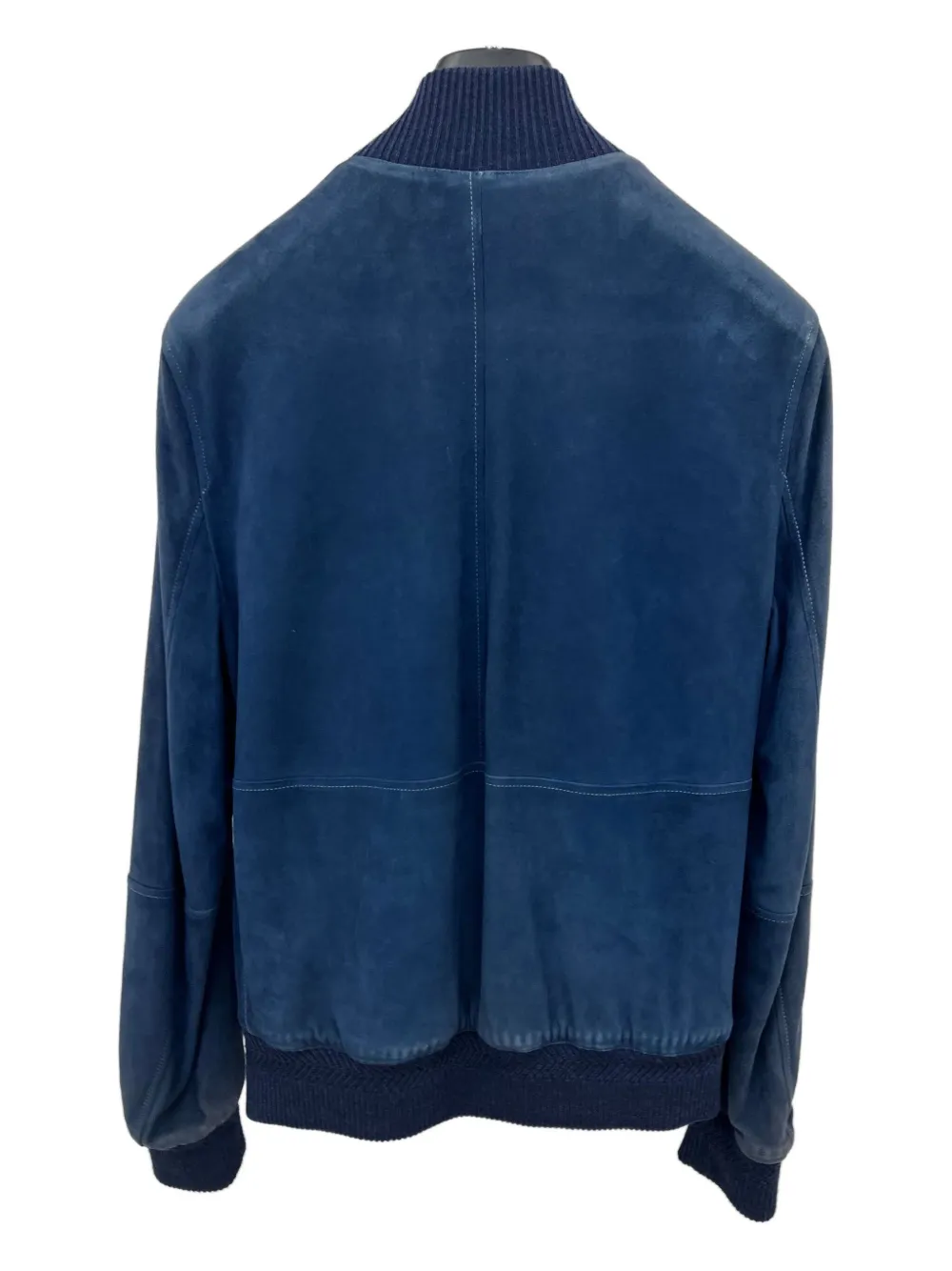 Zegna Suède jack Blauw
