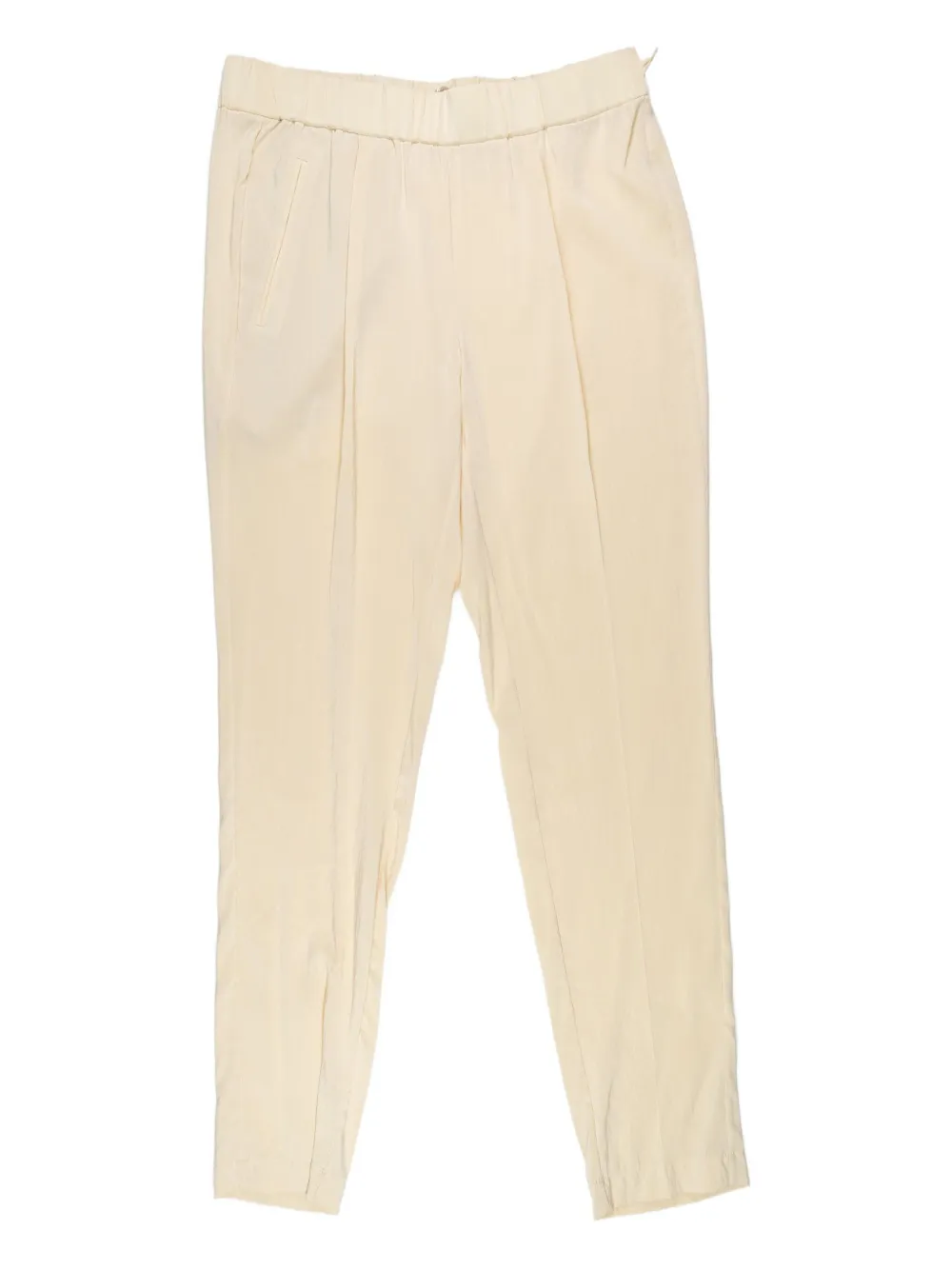 Brunello Cucinelli pleated elastic-waist trousers Beige