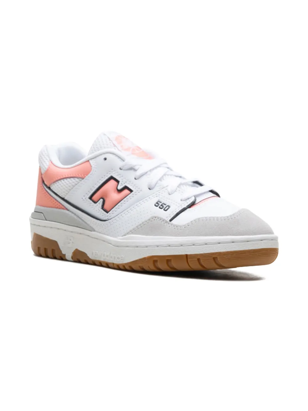 New Balance Kids 550 Brighton/Grey/Omega Pink sneakers - Wit