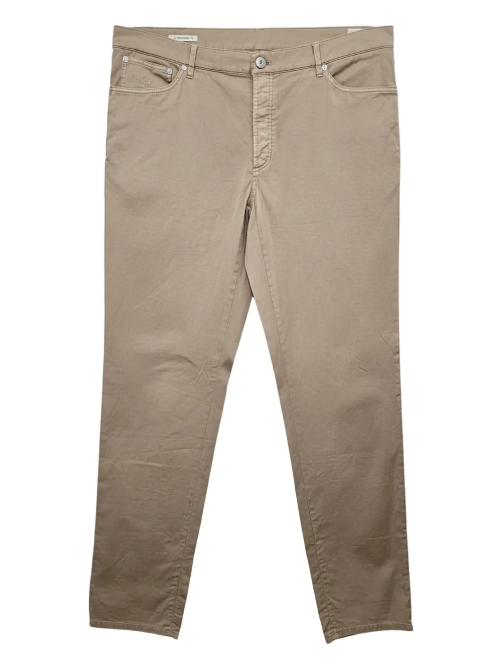 Brunello Cucinelli five-pocket trousers - Toni neutri