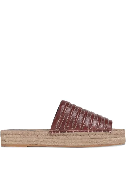 Brunello Cucinelli leather espadrilles