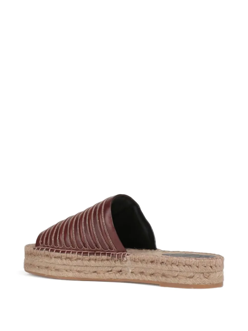 Brunello Cucinelli leather espadrilles Brown