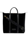 TOM FORD crocodile-effect holdall bag - Black