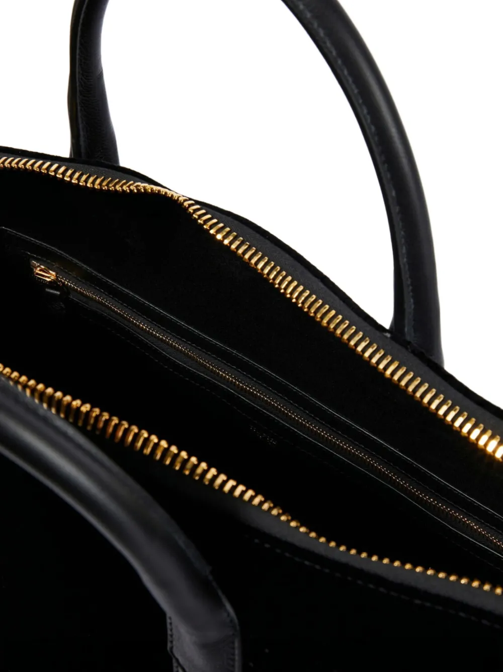TOM FORD Reistas met krokodillen-reliëf Zwart