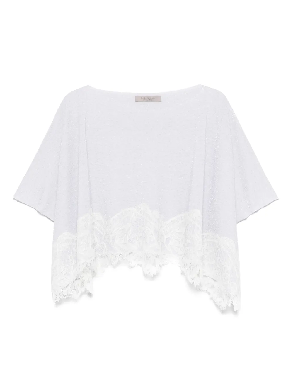 lace-detail top