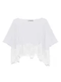 D.Exterior lace-detail top - Silver