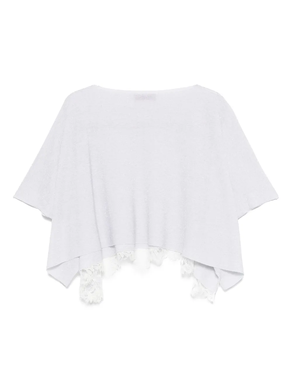 D.Exterior lace-detail top - Zilver