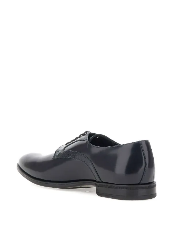 Carlo Pignatelli Leather Oxford Shoes | Blue | FARFETCH display picture 3