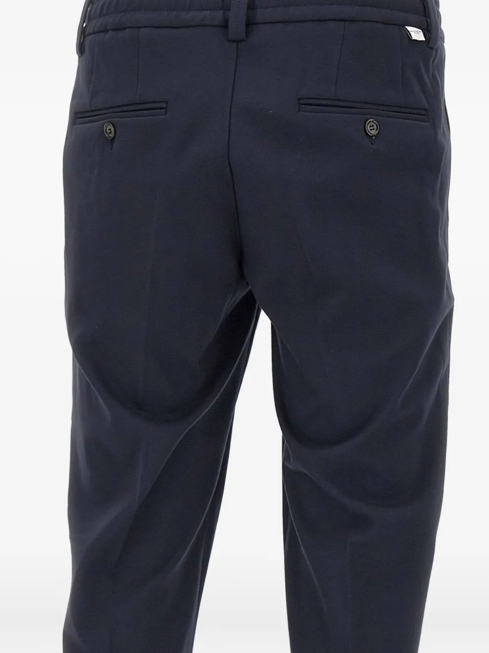 Paolo Pecora Broek met trekkoordtaille Blauw