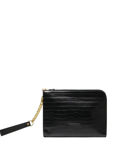 TOM FORD crocodile-embossed laptop bag