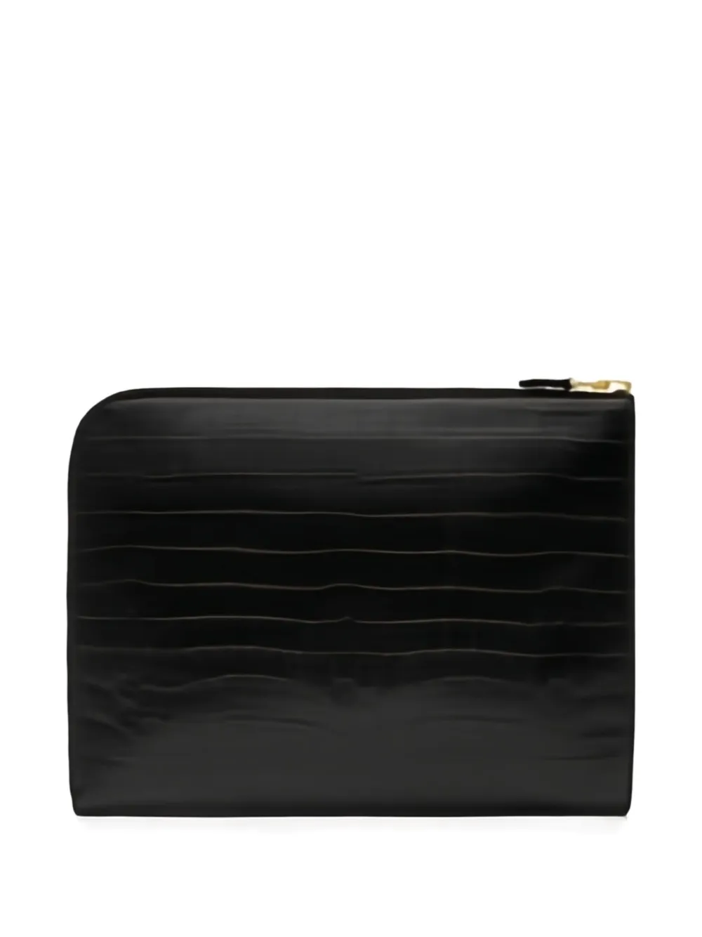 TOM FORD Laptoptas met krokodillen-reliëf Zwart