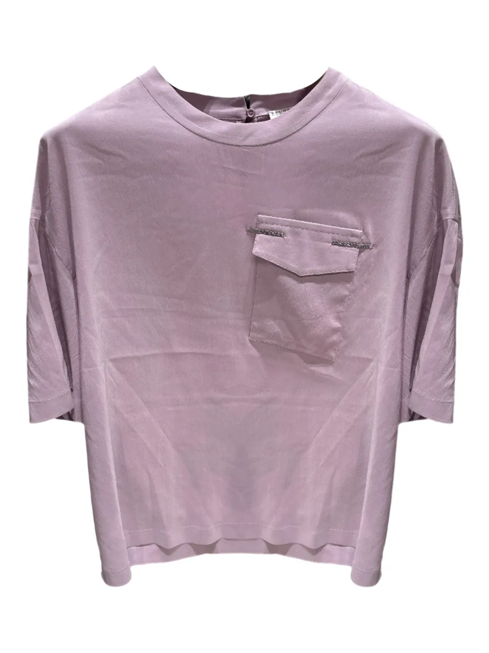 Brunello Cucinelli embellished-pocket top | Pink | Image 1