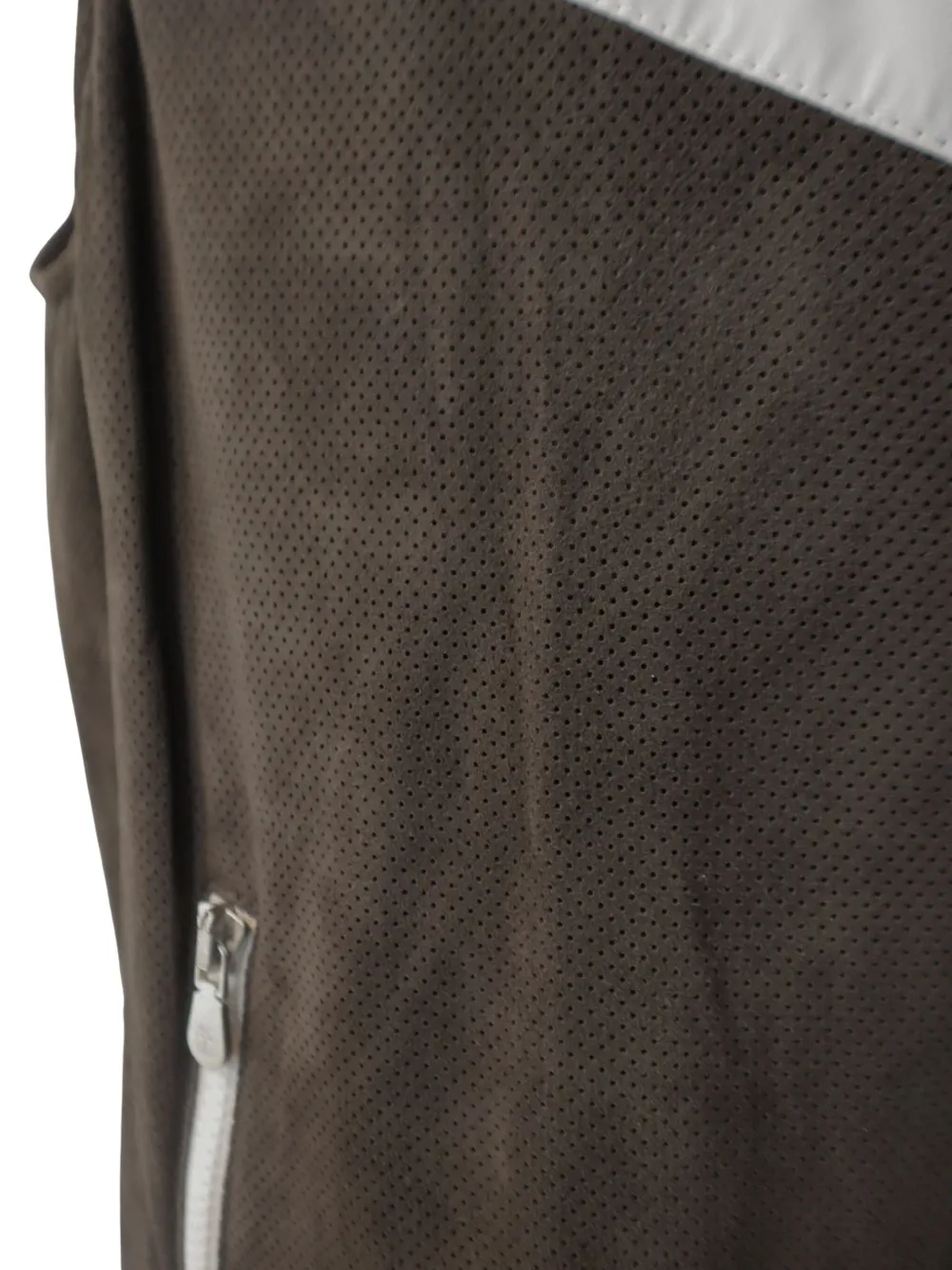 Brunello Cucinelli Leren spencer met capuchon Bruin