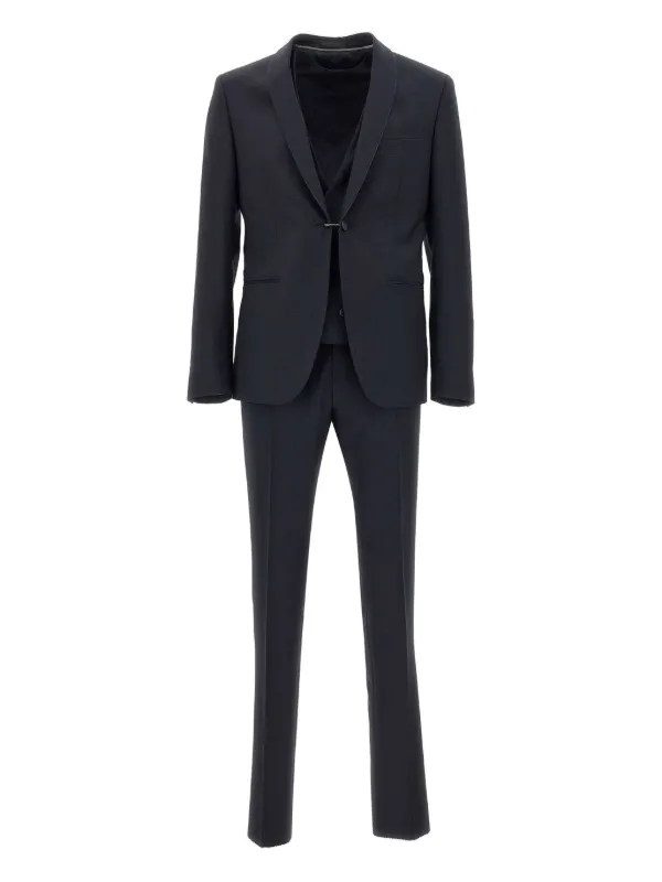 美品 コルネリアーニ セットアップスーツ ネイビー ウール 48 Lサイズ Corneliani ウール スーツ | ブルー | FARFETCH JP