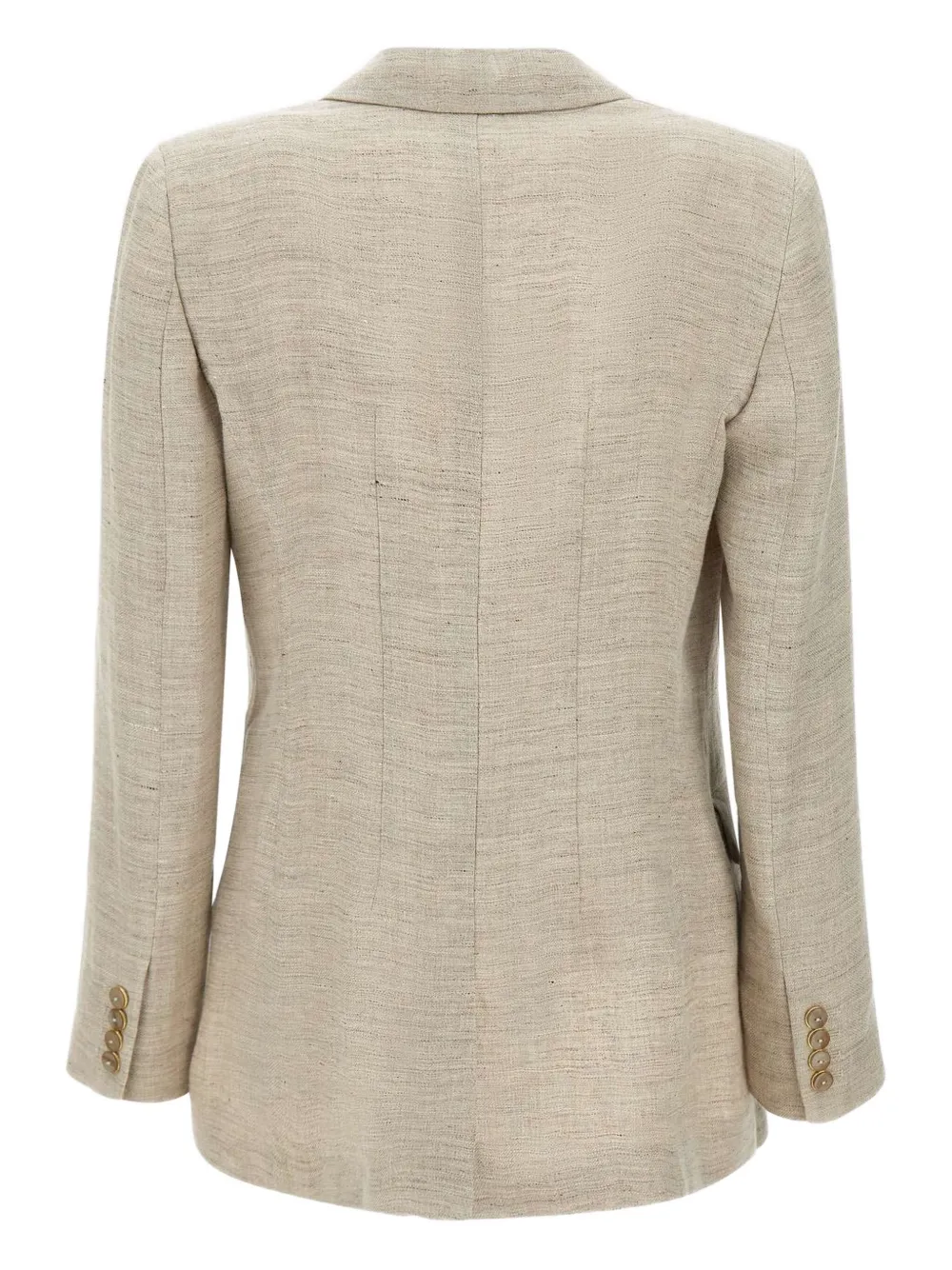 Marella Linnen blazer Beige