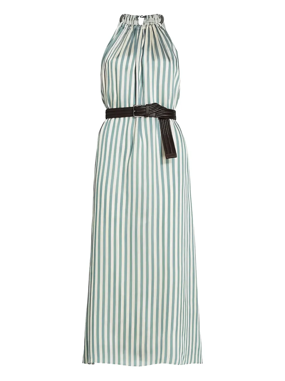 Brunello Cucinelli Striped Maxi Dress
