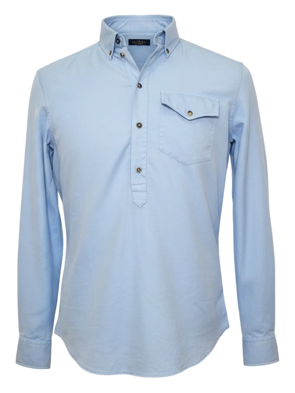 Brunello Cucinelli pocket polo shirt - Blu