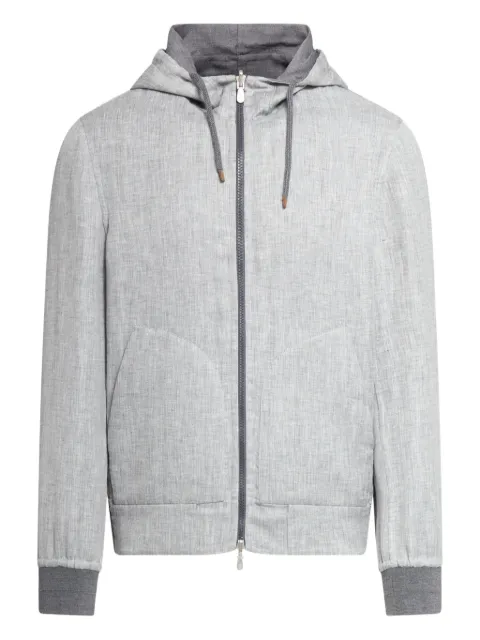 Brunello Cucinelli mélange-effect jacket