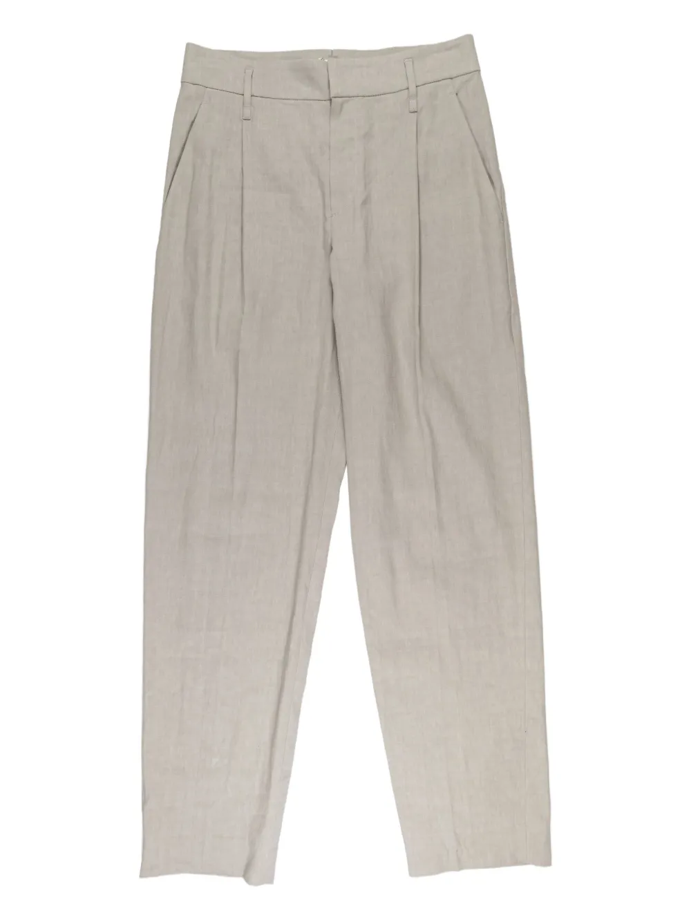 Brunello Cucinelli Broek met toelopende pijpen Grijs