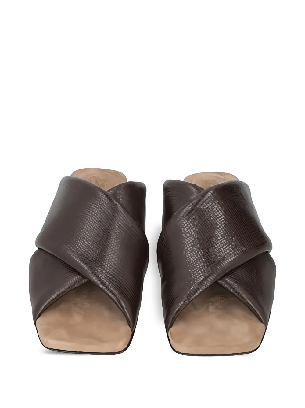 Brunello Cucinelli leather sandals Brown