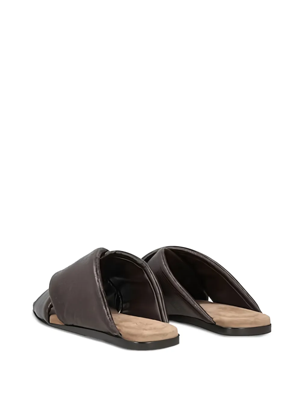 Brunello Cucinelli leather sandals Brown