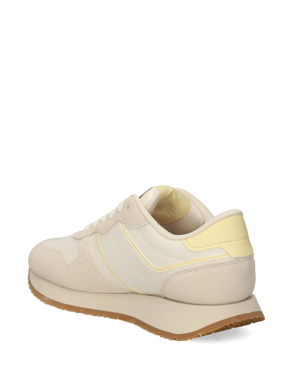 Tommy Jeans suede-panelled running sneakers Neutrals