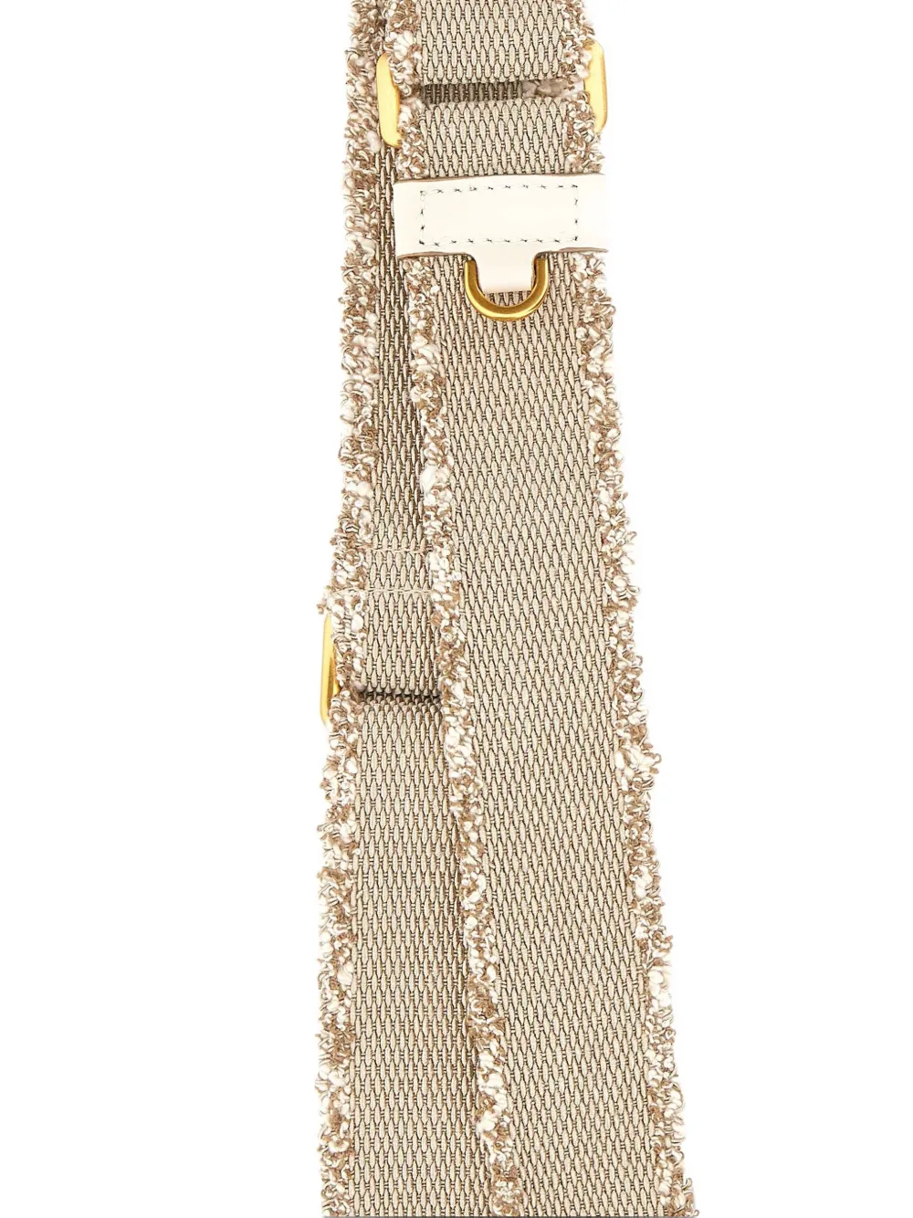 GIANNI CHIARINI Bandje met franje afwerking Beige