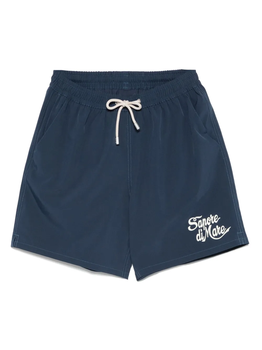 MC2 Saint Barth slogan-print swim shorts | Blau | Image 1