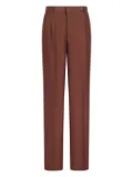 Tagliatore pressed-crease trousers - Brown