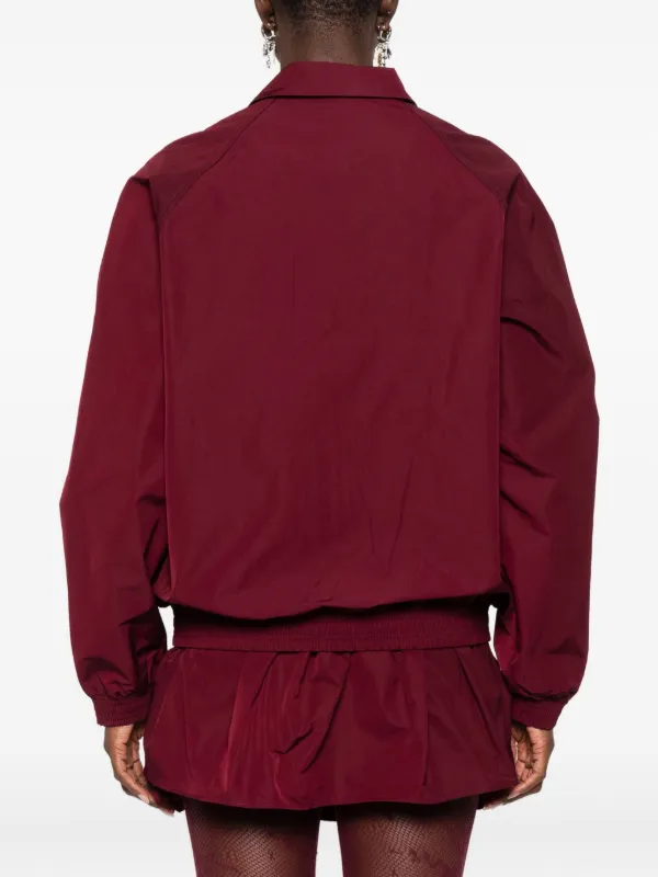 SHUSHU/TONG logo-detail Track Jacket | Red | FARFETCH JO