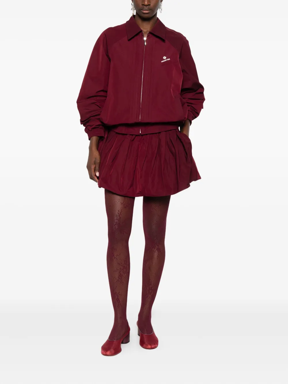 Shushu-tong Logo-detail Track Jacket In Red
