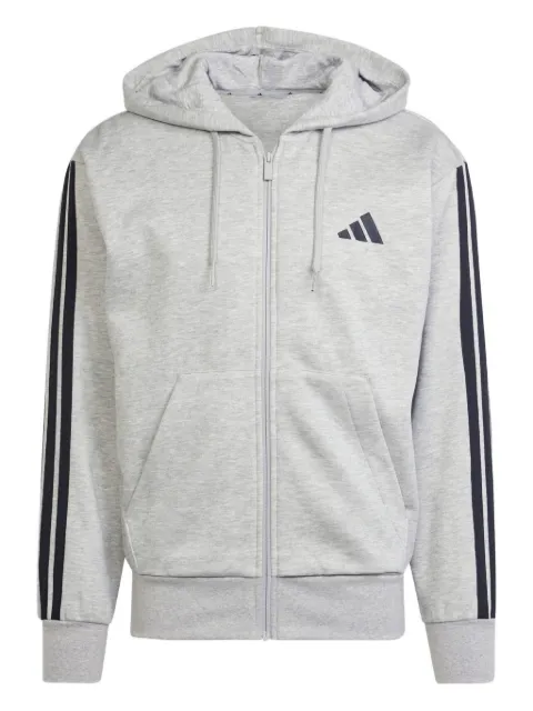 adidas stripe zip hoodie