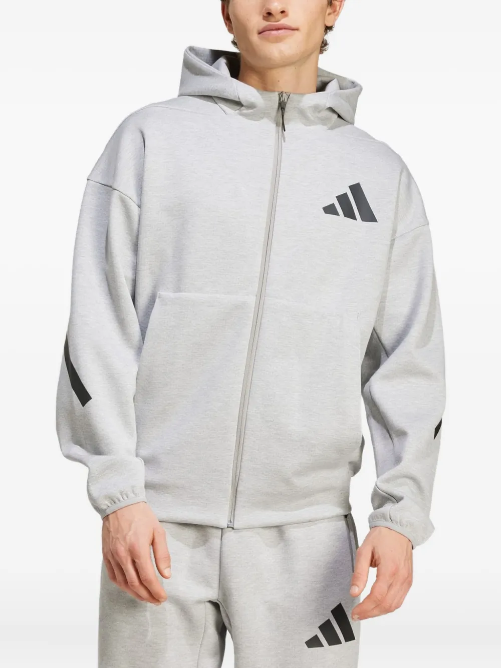 adidas Hoodie met logo Grijs
