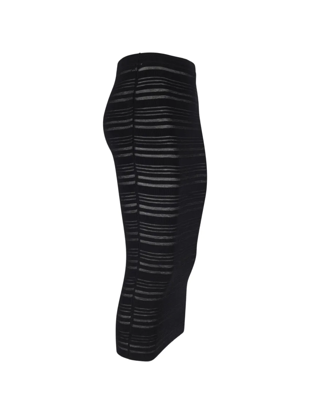 ANDREĀDAMO ribbed-knit maxi skirt · M