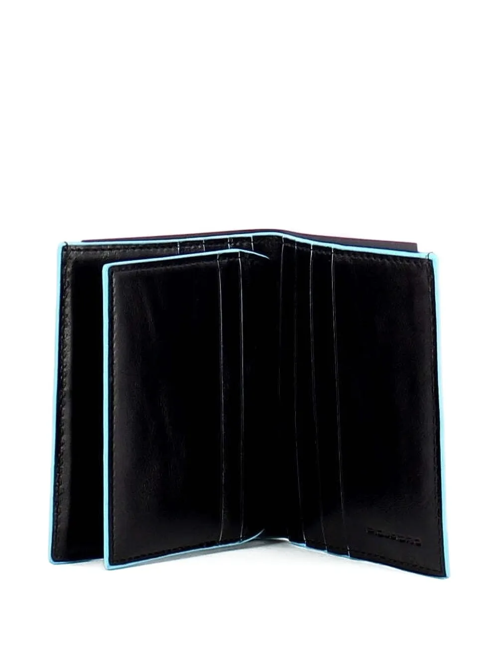 PIQUADRO leather trimmed wallet Zwart