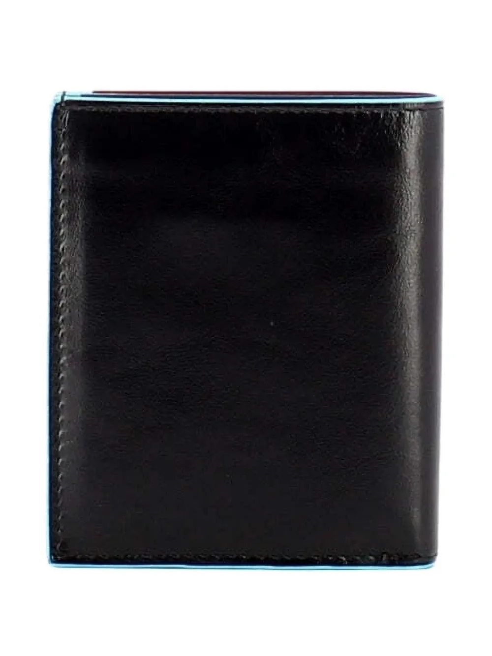 PIQUADRO leather trimmed wallet Zwart