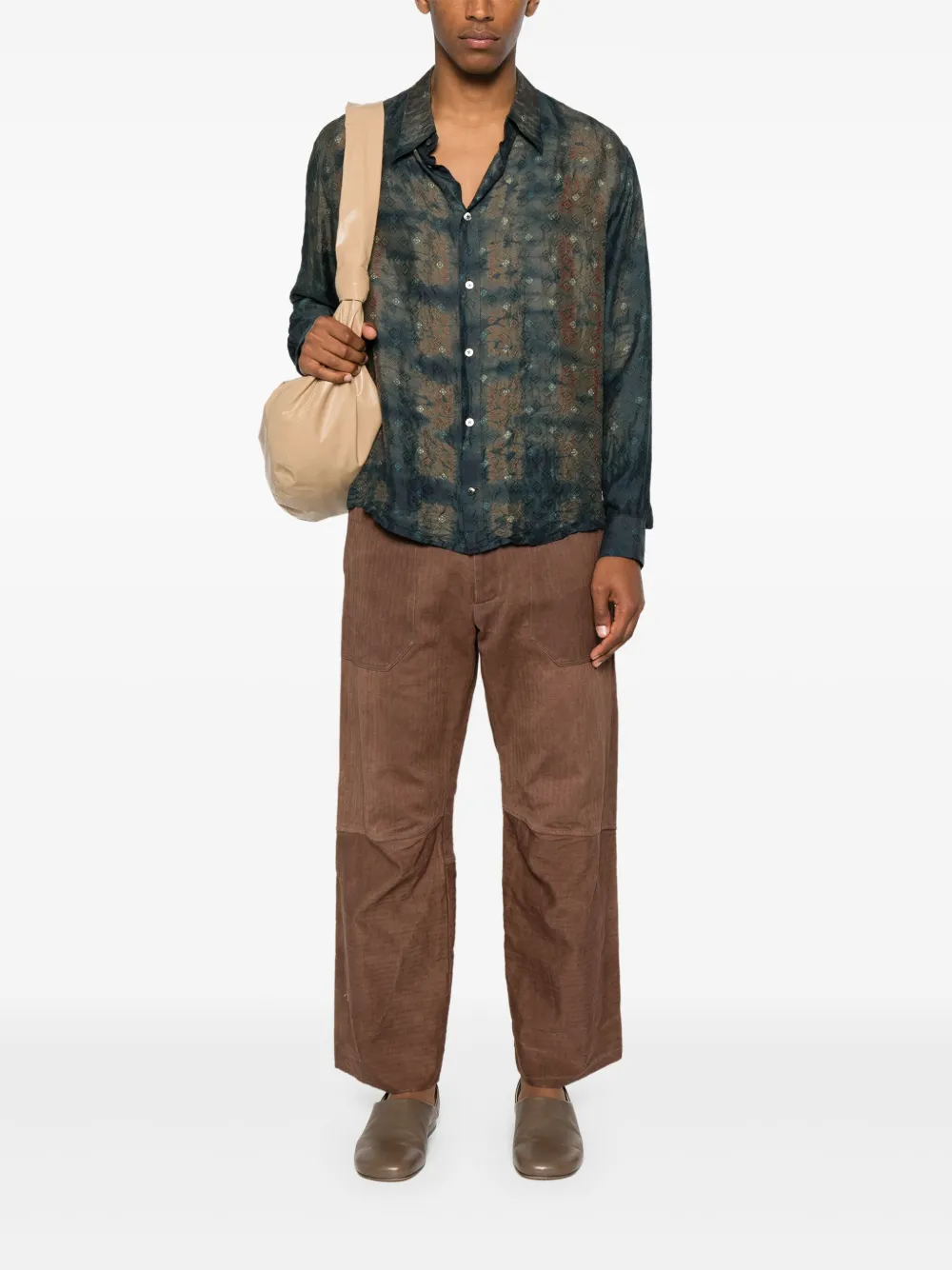 LOÏS DIONISIO printed shirt - Blauw