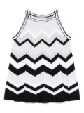 D.Exterior plissé tank top - Silver